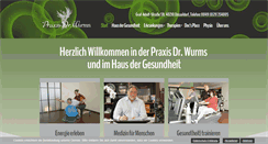 Desktop Screenshot of dr-wurms.de
